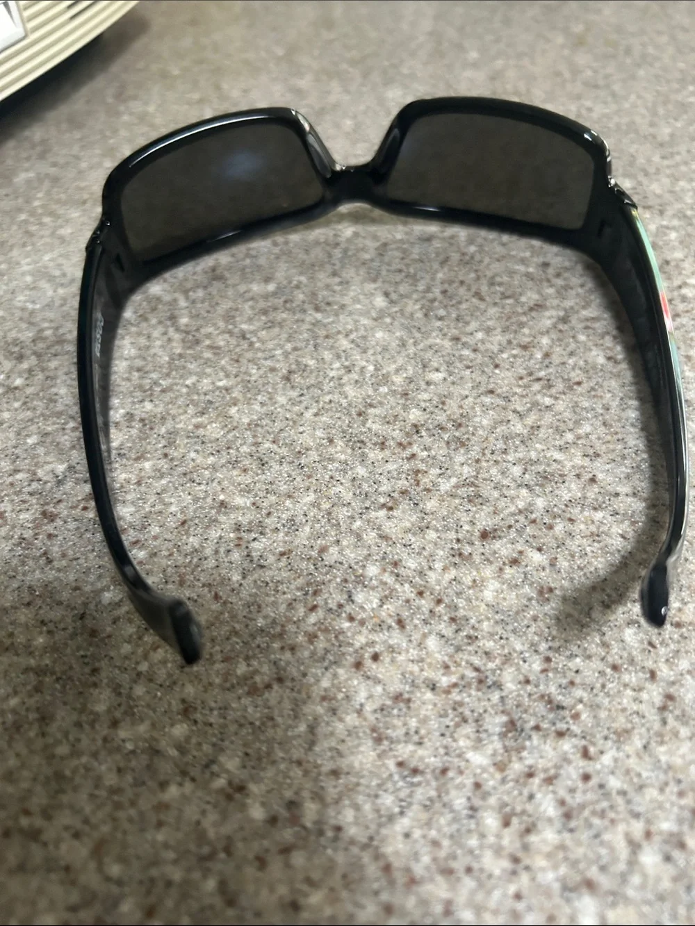 Costa Black Frame unisex Sunglasses with Blue Lenses